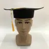 The performance of black non-woven fabric graduation hats, doctoral hats, and graduation celebration hats for foreign trade students Application Scenario